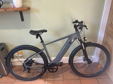 High frame electric hybrid bike, e-actv 100 - anthracite grey