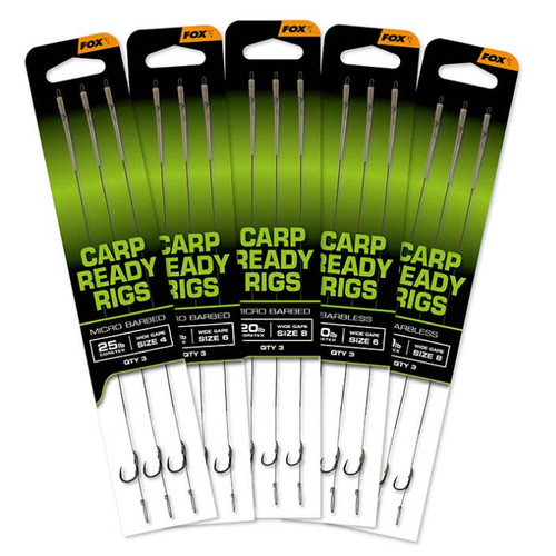 Fox carp ready rigs - ready, wide