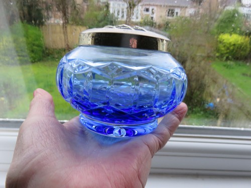 Unusual vintage heavy - vintage, cobalt