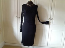 Black lace rhona dress from - black,