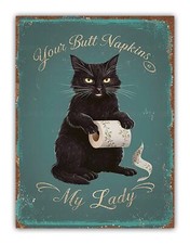 Funny Black Cat " Your Butt