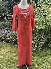 Zara Red Knotted Long Maxi