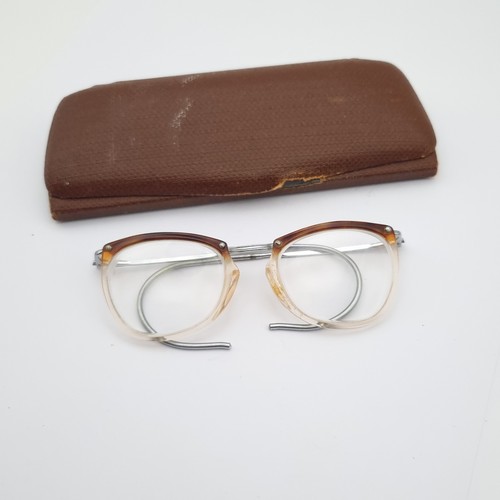 Vintage 1950s glasses metal - vintage,