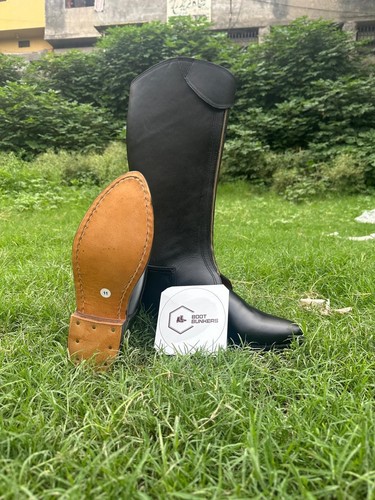 Polo riding boot with leather - boot,