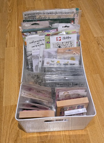Huge mixed clear rubber - mixed, &