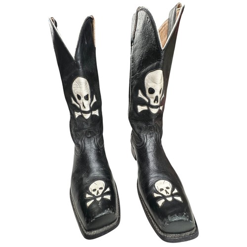 Vintage leather skull - t.u.k., &