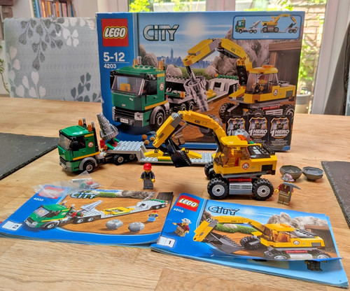 Lego city excavator - lego,