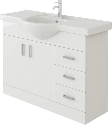 Bathroom vanity unit with - unit, sink