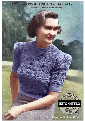 Vintage 1940s lace stitch - 1940s,