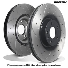 FRONT DRILLED GROOVED 345MM