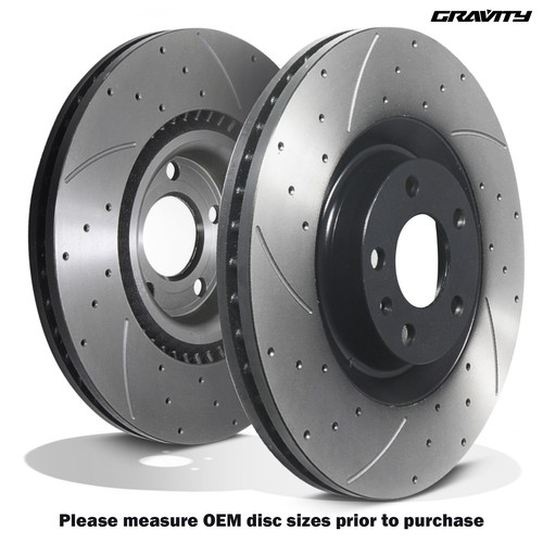 Front drilled grooved 345mm - front,