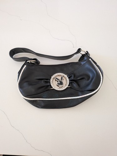 Black vintage y2k playboy - black,