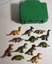 NP202 1990s National Geographic Micro Machines Dinosaur Mini Figures - 12pcs VGC