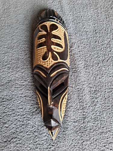 Hand carved wooden colour - hand,