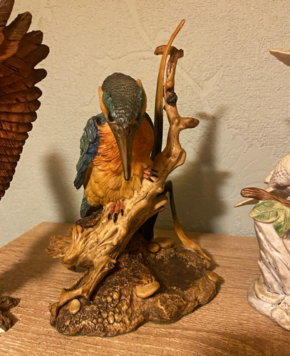 Kingfisher bird ornament - bird,