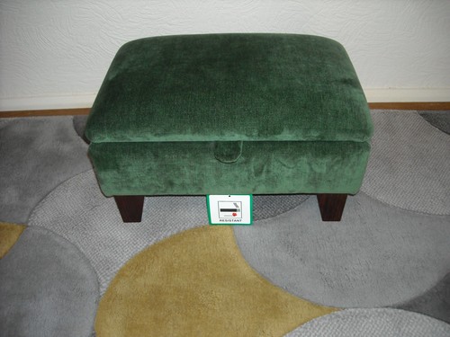 Green chenille fabric - chenille,