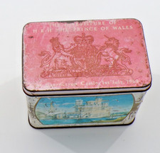 Vintage 1969 Brooke Bond Prince of Wales Investiture Tea Caddy Tin