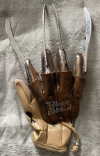 Robert Englund signed glove