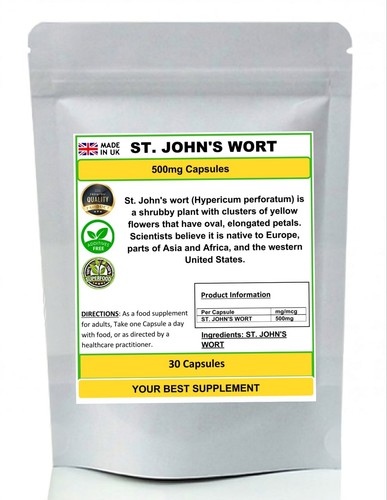 Johns wort capsules 500mg - st,