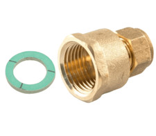 10mm Compression x 1/2" Bsp Female Hob Fitting With Sealing Washer Included