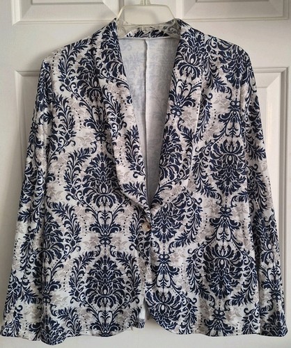 Womens damask blazer jacket - womens,