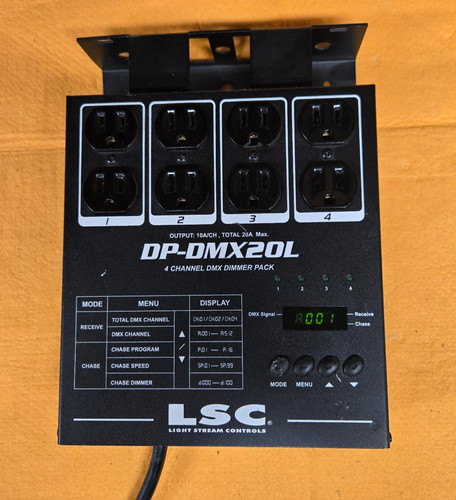 Lsc dmx20l channel - lsc, dmx512
