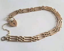9ct Gold Gatelink Bracelet