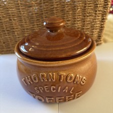 Vintage Thortons 'Special Toffee' Lidded Sweet Dish