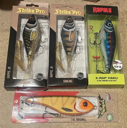 Pike lures strike - x4,