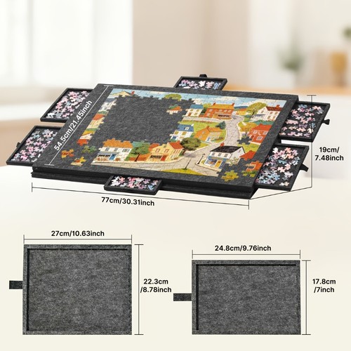 Rotating puzzle table with - with, 6