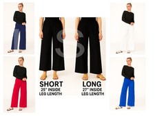 Women's Plain Wide Leg Flared