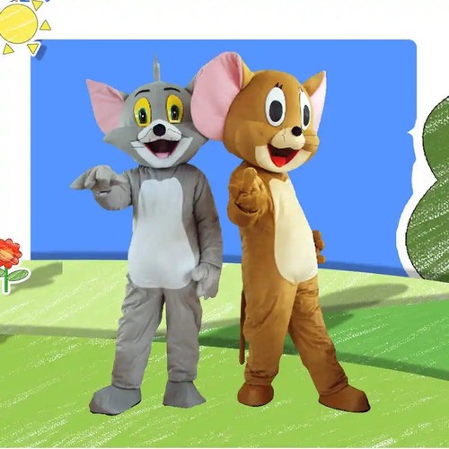 Grey cat and brown - grey,