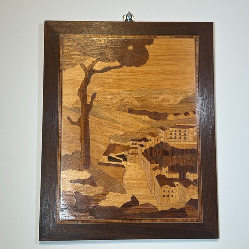 Vintage marquetry wood - marquetry, inlay