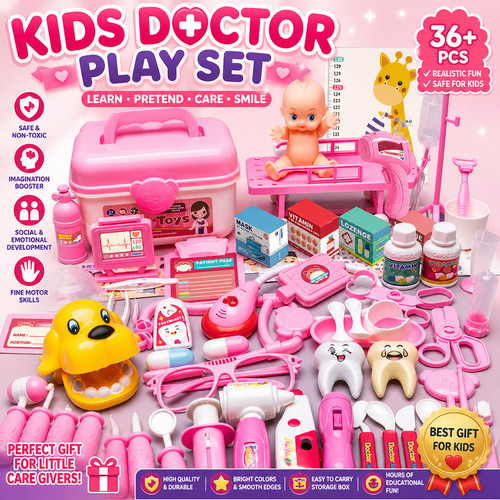Kids doctor play set pretend - play,