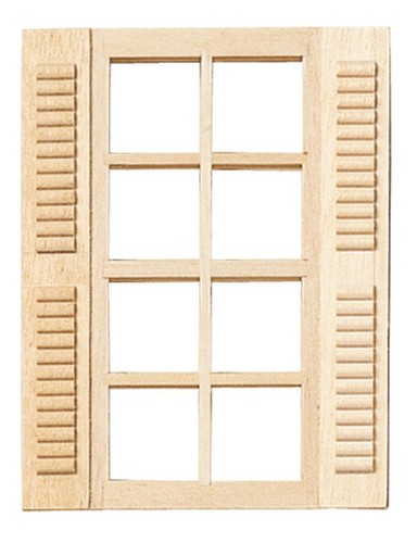 Dolls house light pane - house,