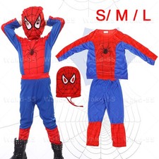 Kids Amazing SpiderMan Cosplay Costume Boys Girls Tobey Maguire Clothes 3-Years