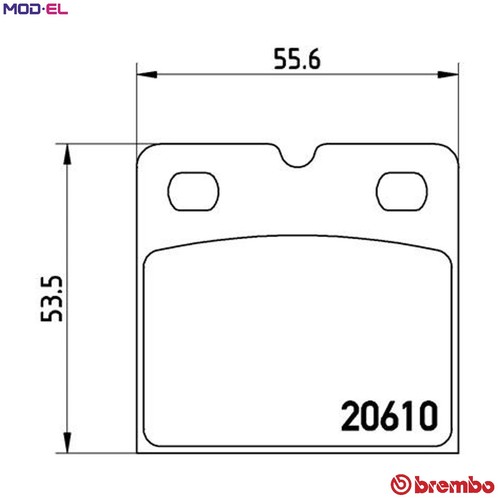 Brake pad set disc parking - brake,