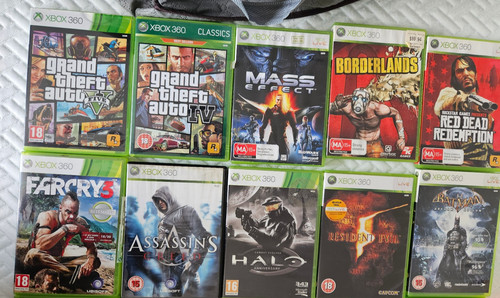 Xbox 360 games - 10,