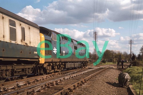 35mm railway slide class 55 - railway,