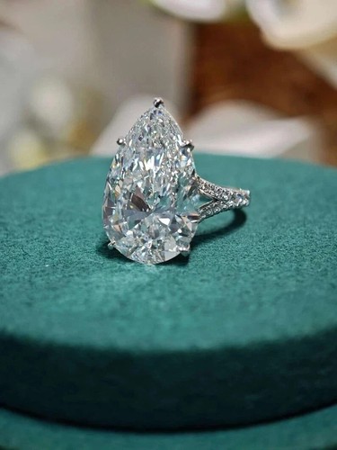Women diamond ring pear cut - women,