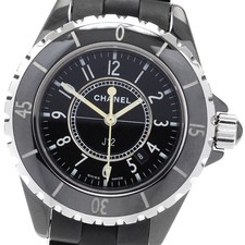 CHANEL J12 H0681 Black ceramic