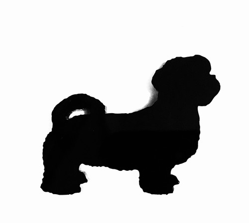 Shi tzu dog brooch - brooch, pin