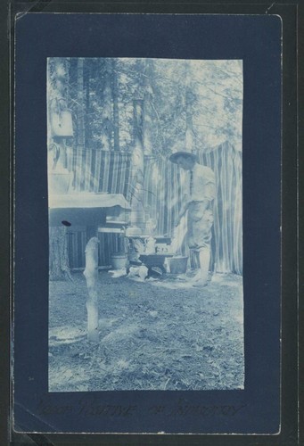 Towle cyanotype rppc 1909 - rppc,