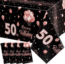 Pcs 50th birthday - pcs, tablecloth