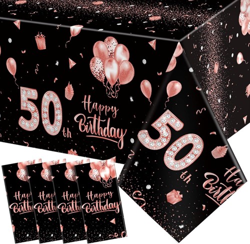 Pcs 50th birthday tablecloth - 50th,