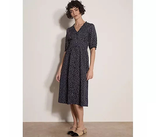 Apricot mini dot button - mini,