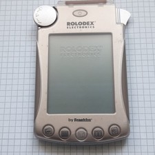 Vintage Franklin Rolodex Electronics RT8214 PDA Organiser Used Working No Stylus