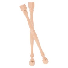  2pcs Wood Craft Spindles
