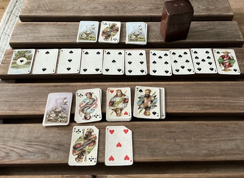 Playing cards miniature x - miniature, 65