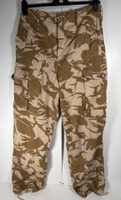 Combat Trousers Mens Size 82/80/96 W32 L32 Desert DPM Camo Windproof 